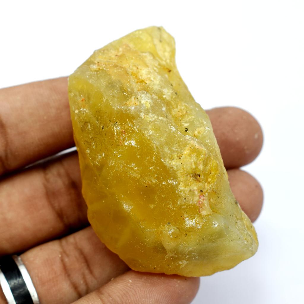 Gemstone 148.7 Ct Lemon Yellow TOPAZ Natural UNCUT ROUGH Huge Size