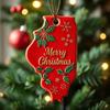 State Pride Christmas Ornaments Acrylic State Shaped Xmas Tree Hanging Decoration