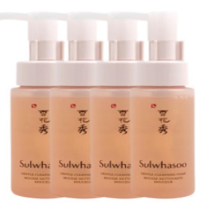 Korean cosmetics, Sulwhasoo Gentle Cleansing Foam (50mlx3EA) + GE7 EasyGF Ampoule (10ml x1EA) /Travel and portable
