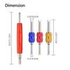 4 Pcs/set Universal Car Tire Valve Core Stems Removal Wheel Repair Double Head Tools Motorcycle Installation Wrench Tools