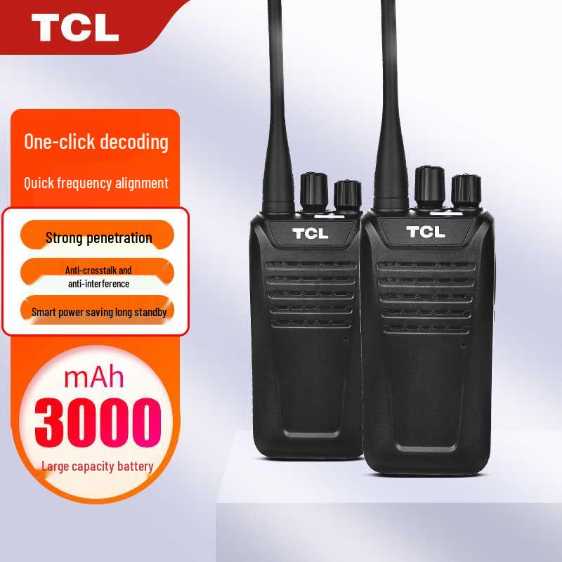 Compatible with TCL HT6/HT8/HT9 Walkie-Talkie for High-Power Outdoor, Basement, Construction, or Hotel Use