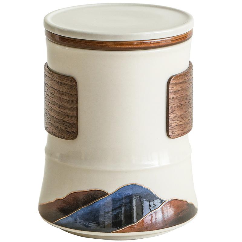Mountains And Rivers Ceramic Office Teacup Set Chinese High-End Corporate Customers Business Merchandise Souvenir Tea Cup
