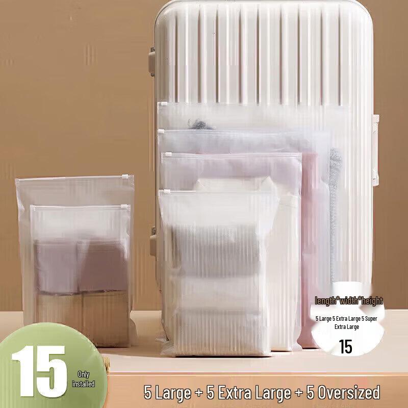 

Transparent Travel Organizer Storage Bag Set
