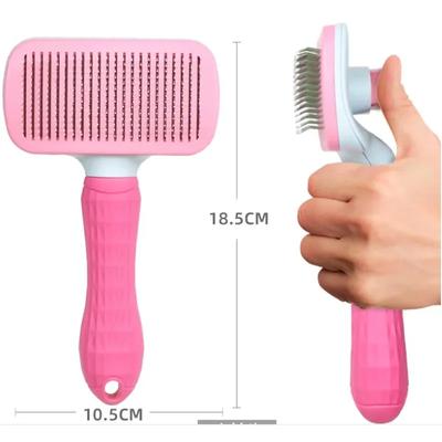 Pet Hair Brush Pet Cat Grooming Brush Hair Removal Brush Dog and Cat Grooming Tool Cleaning Scraper Dog and Cat Grooming Brush