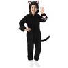 Carnival Christmas Enfant Black Cat Leopard Cosplay Costume Enfants Anime Pajamas Animal Onesies Kigurumi Halloween Jumpsuit