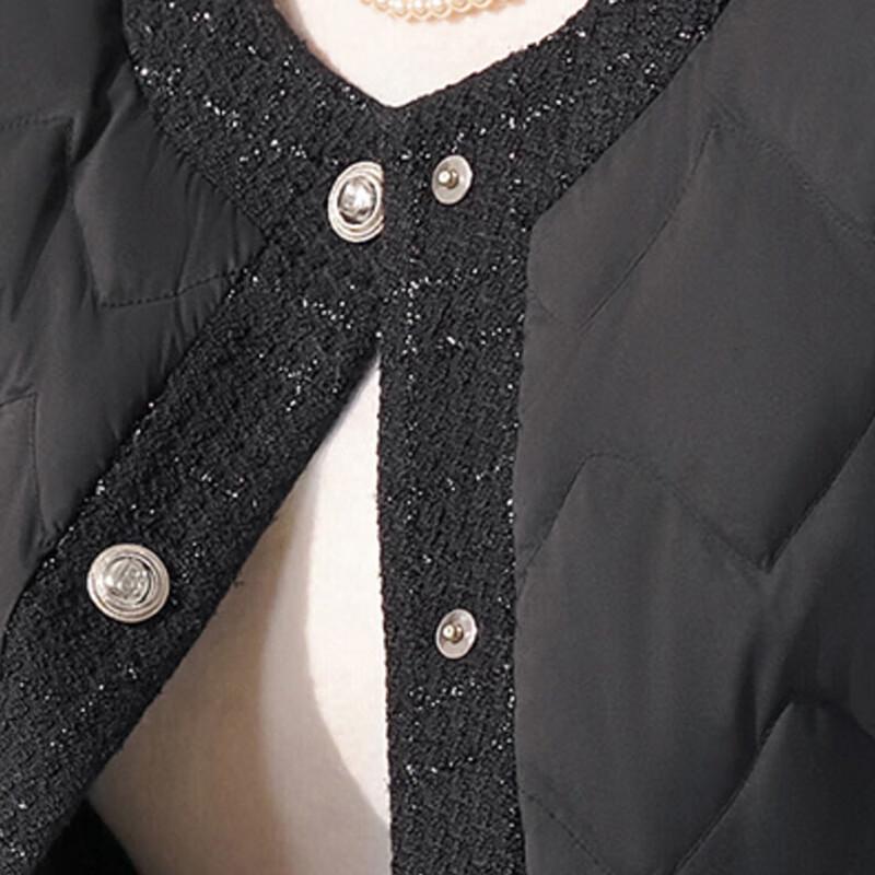 Bosideng B30134116 Spliced Short Down Jacket