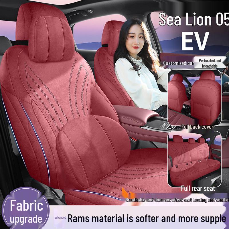 All-Season Car Seat Covers for BYD Hiace 2025 Model 05EV, Full Coverage