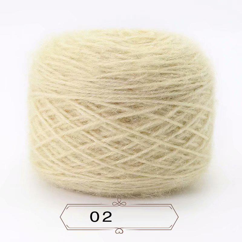 150g/míč Veverka Kašmírová příze Sametová nit v silném šátku z domácího tkaného klobouku Světlé hedvábné zlato