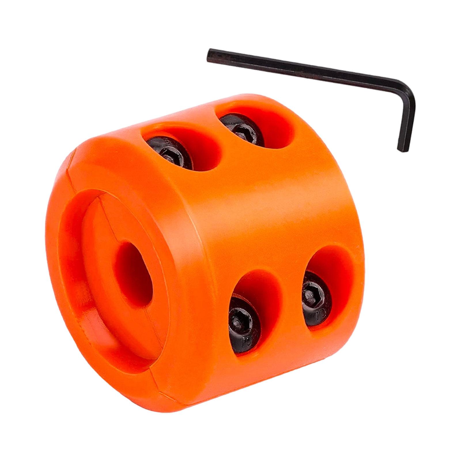 Стопор крюка троса лебедки резиновый лебедка троса сбережение для стального троса транспортного средства оранжевый