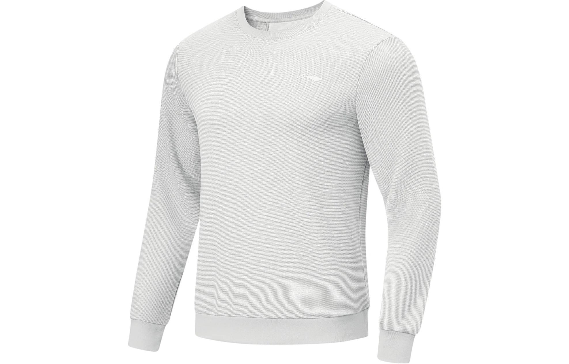 Li Ning Fitness Series Sweatshirt Men s Mixed Color Stone Gray AWDT433-3 XL