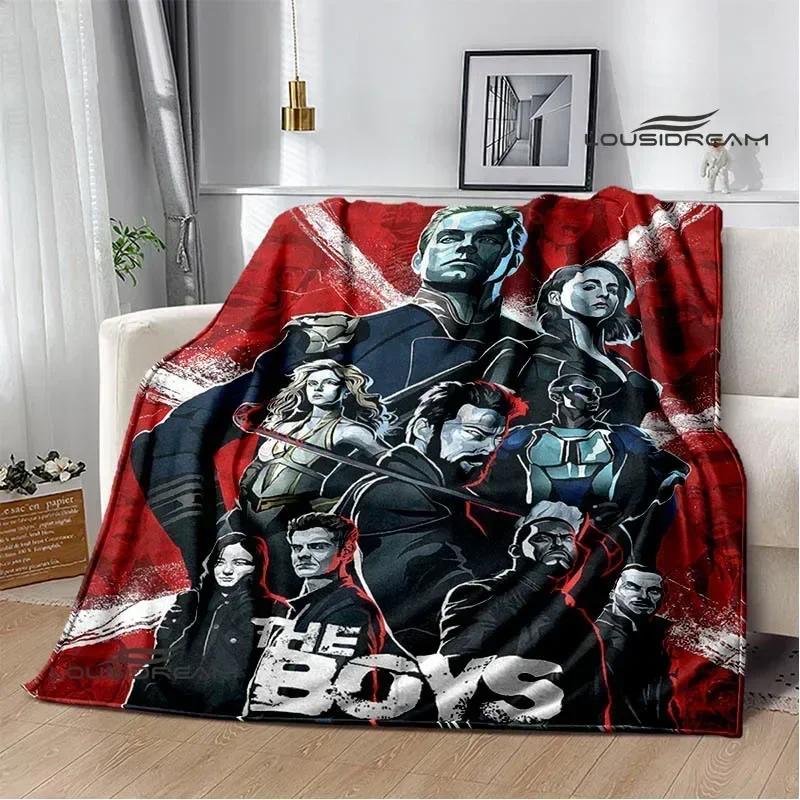 U.S. Drama The Boys Printed Blankets Picnic Blanket Warm Flannel Blankets Soft and Comfortable Blanket Bed Linings Birthday Gift
