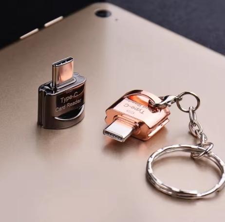 USB 1.1 Type C to TF Memory Card Reader Adapter OTG for iPhone Samsung Xiaomi Huawei Mini Micro SD Card Reader for Phone Laptop