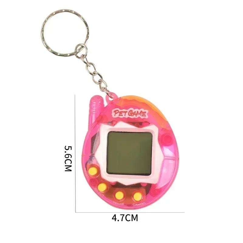 1PC Transparente elektronische Haustiere Tamagotchi Nostalgic 168 Haustiere in einem virtuellen Cyber ​​Digital Nostalgic Funny Toys Pixel Funny Play