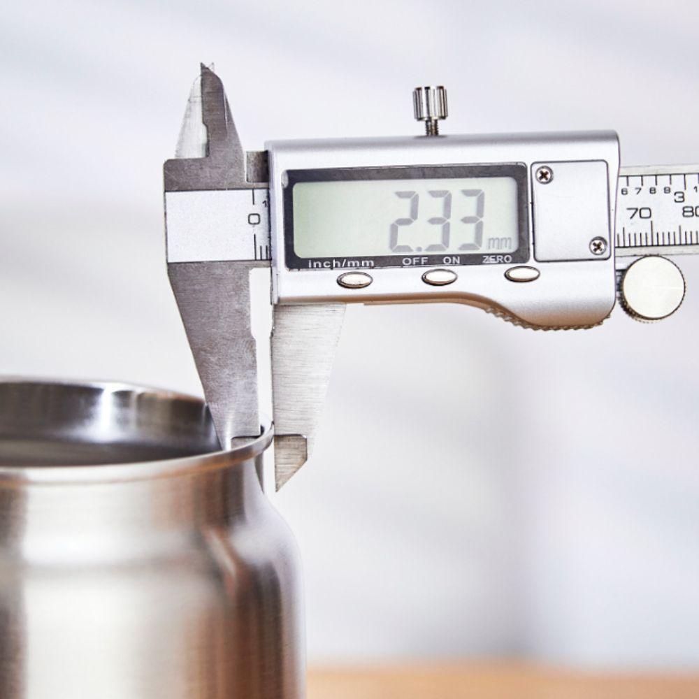 Carafe isotherme en acier inoxydable 304 pour grains de café, thé et céréales.