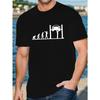 Evolution of Auto Mechanics Men's Short Sleeve T-shirt Summer T-shirt Top