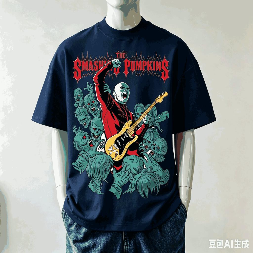 Smashing Pumpkins For Fan Gift Tshirt Unisex Unisex Harajuku Oversized Unisex Short Sleeve Streetwear High Quality Couples Classic
