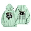 Unisex Casual Hooded Pullover Sweatshirt Long Sleeve Loose Fit Letter Print