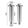 Set di 2 bulloni 90102VG3000 per asse posteriore compatibile con tosaerba Honda HRR216 HRT2162TDA, ricambi in metallo.