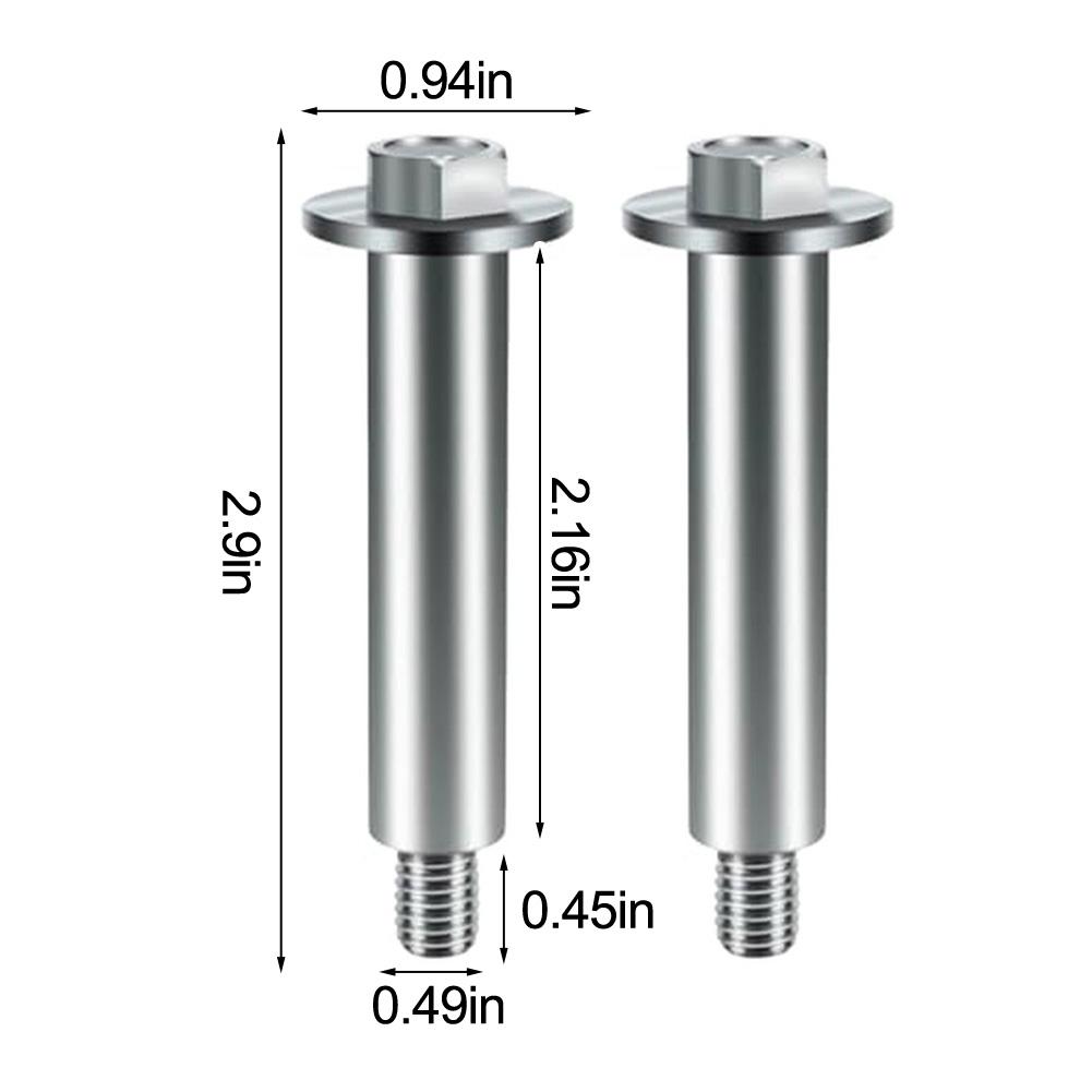 2 шт. Болты оси колеса 90102-VG3-000 Болты оси заднего колеса Для Honda HRR216 Для HRT2162TDA Для ступицы колеса Задние болты газонокосилки