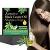 Black Castor Oil Shampoo Bar Cleanses And Moisturizes Dry, Weak Hair Strengthens Hair