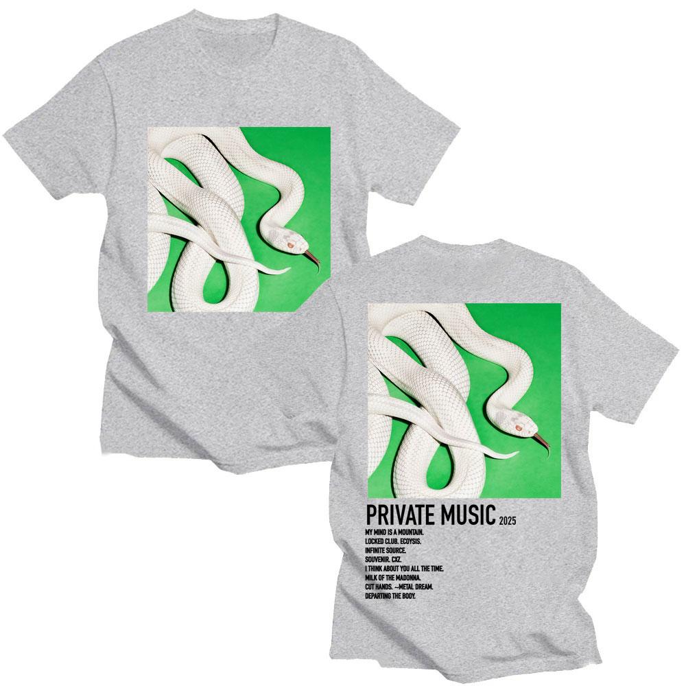 Rock Band Deftones Private Music Album Snake 2025 T-shirt Fashion Hip Hop Vintage Male T Shirts Men Women Cotton Loose Tee Shirt