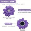 Dog Collar Flower Accessories with Pearls, Decorative Flower Charms for Dog and Cat Collars, Pack of 6
