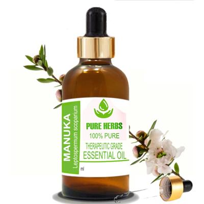 Pure Herbs Manuka 100% Pure & Natural Leptospermum Scoparium Essential Oil UKZA 606