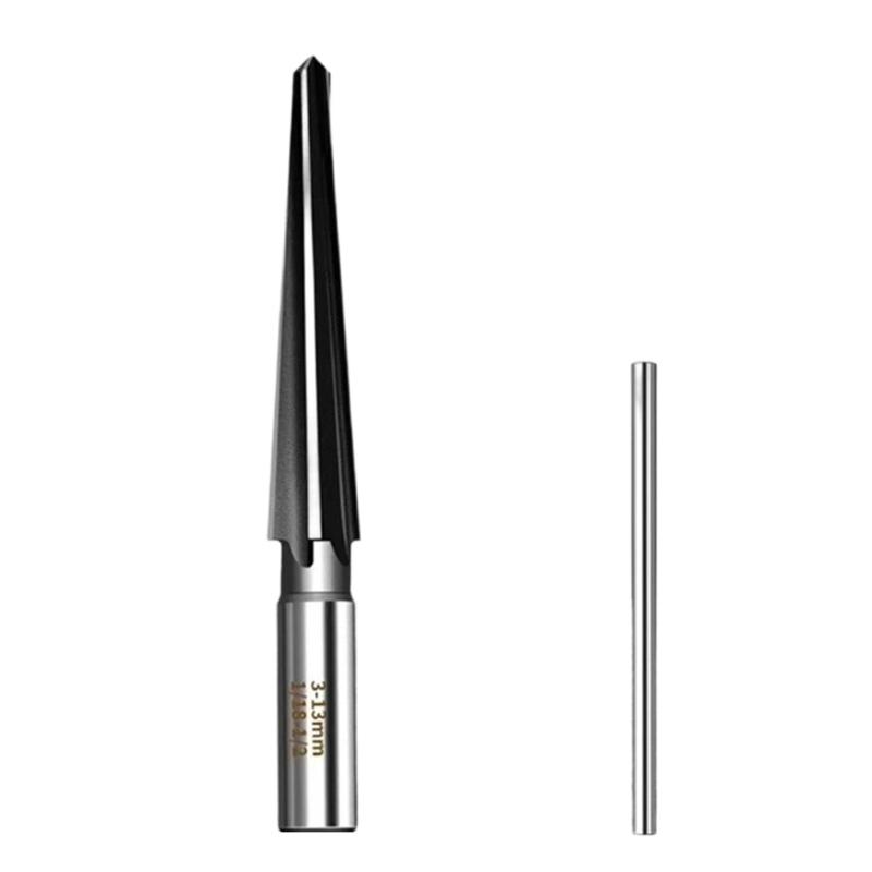 High Precise Taper Reamer For Metal And Woodworking Tapered Drill Bit Comfortable Grip Bearing Steel Construction