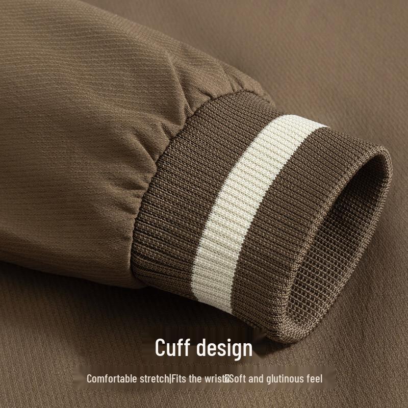 Hodo Herren Retro Baseballkragen Fliegerjacke