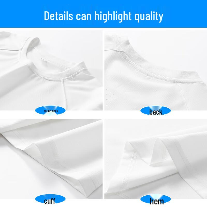 EASTERN CAMEL Men's Ice Silk Quick-Dry Sports T-Shirt