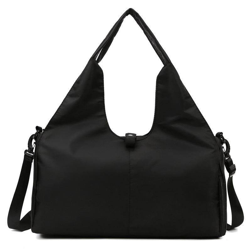 

Yoga bag, gym bag, customizable women s large-capacity travel bag, shoulder bag, hand luggage bag, sports bag чёрный