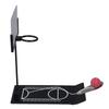 Desktop Basketball Game Aluminum Alloy Anti Slip Black Weighted Base Foldable Basketball Desktop Toy for Kids