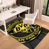 Borussia dortmund Area Rug for Office, Chair Rug, Decorative Carpet Livingroom Mat, Large Size Fan gifts Christmas gifts