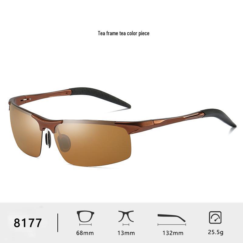 Men's Polarized Aluminum-Magnesium Sunglasses 8177 - Day & Night Vision
