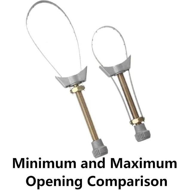 Adjustable Oil Filter Wrench, Auto Car Diameter Adjustable Oil Filter Removal Strap Wrench Tool,Oil Filter Removal Tool,60mm-120mm Universal for