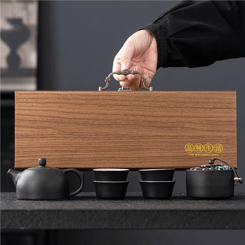 Chinese Retro Ceramic Tea Set