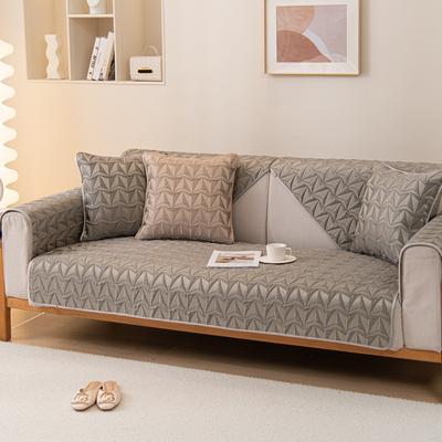 Modernes Leichtes Luxus Geometrisches Sofakissen Vier Jahreszeiten Universal Chenille Kratzfest Rutschfest Sofabezug Stoffbezug Handtuch Winter