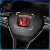 1pc ABS Car Steering Wheel Center Emblem Sticker For Honda Civci CRV Accord Mugen Prelude FIT City CRZ CRX Jazz D-series B-series H