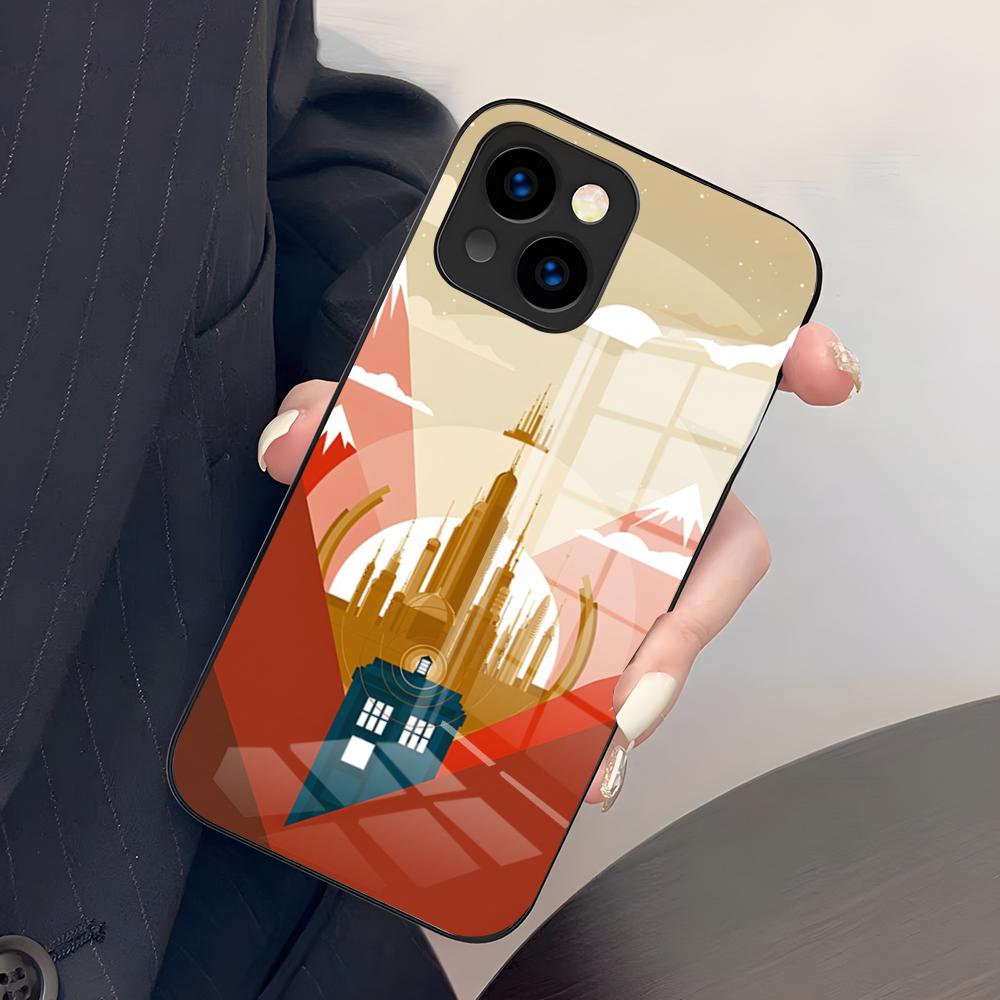 

D-Doctor Who Phone Case For IPhone 17 Pro Max 15 Pro 16 14 Plus 12 13 Mini 11 Pro Shockproof Glass Cover iPhone 17