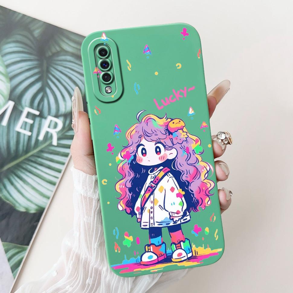 Protector Cover For Samsung Galaxy A50 Case Floral Animals Silicone Soft Coque for Samsung A50 SM-A505FN Case Phone Bags