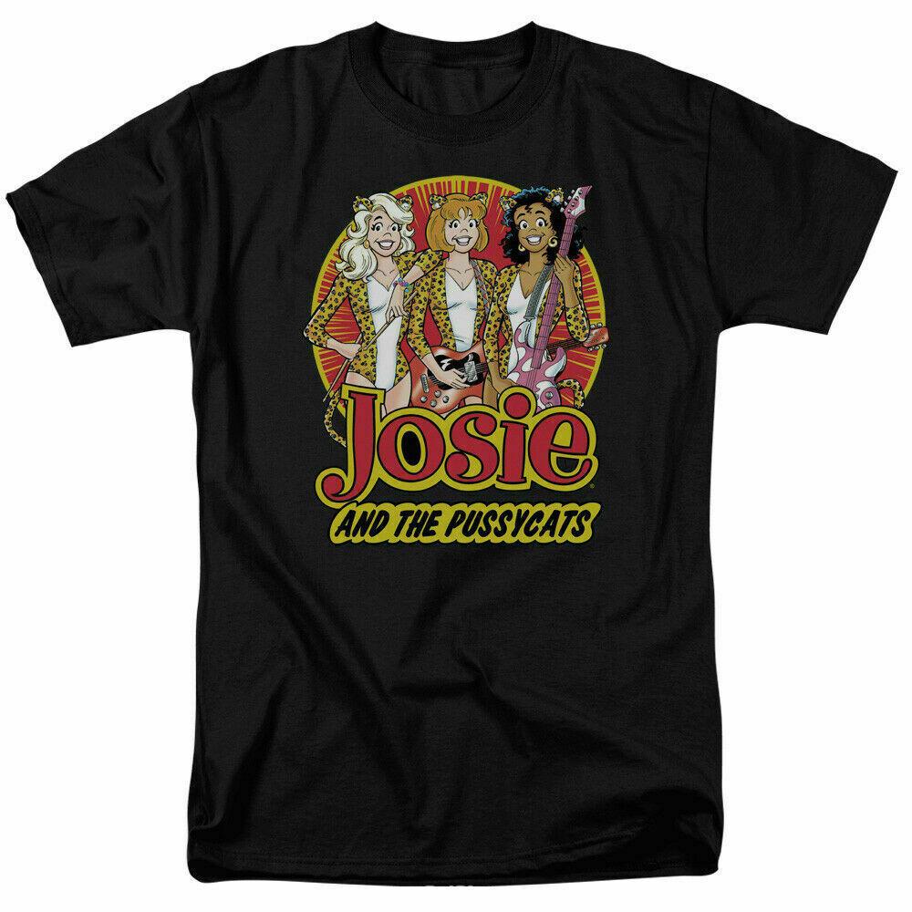 Archie Comics Josie and The Pussycats Trio T Shirt Licensed Comic Book Black XXXXL