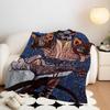Artist E-Elina A-Adrshina Throw Flannel Throw Blanket, Lightweight Cozy, Durable Washable Cute Cool