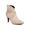 Spring Apricot Black Women Ankle Boots Pointed Toe High Spike Heel Small Big Size 33 47