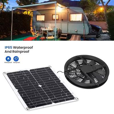 Energy-efficient Solar 12V Extractor Fan Exhaust Fan Air Blower  Chicken Coop Greenhouse Shed Fan