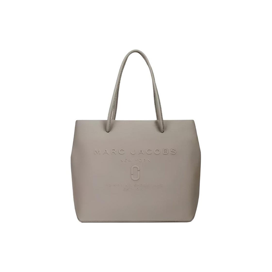 

Marc Jacobs Logo Shopper Letter Pressed Leather Tote Bag Women handbags Lime M0011046-027 Basic Set (Bag+Dust Bag)
