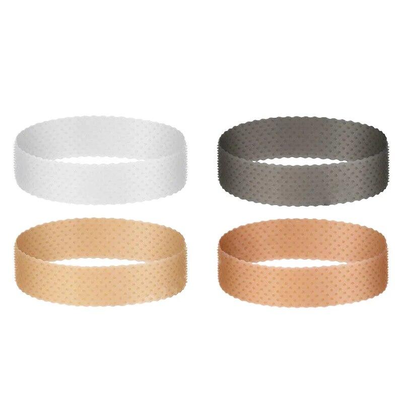 1 шт. силиконовая повязка на голову для парика противоскользящая силиконовая спортивная повязка для волос противоскользящая противолиньная силиконовая повязка для парика антипотовая повязка коричневый