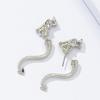 Dragon Studs Earrings Ear Studs Irregular Ear Pins Fashionable Ear Jewelry Dragon Ear Pendant Gift for Fashion Lover
