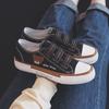 Canvas Shoes Women's New Summer Student Versatile Elastic Band Embroidered Bear Board Shoes One Pedal Lazy Shoes Women