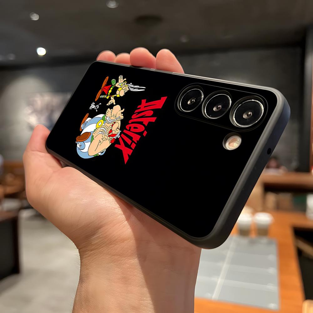 A-Asterix A-Und O-Obelix Handyhülle Für Samsung A56 A36 A26 A16 A15 A25 A35 A55 A14 A34 A24 A54 Schwarzes Weiches Gehäuse