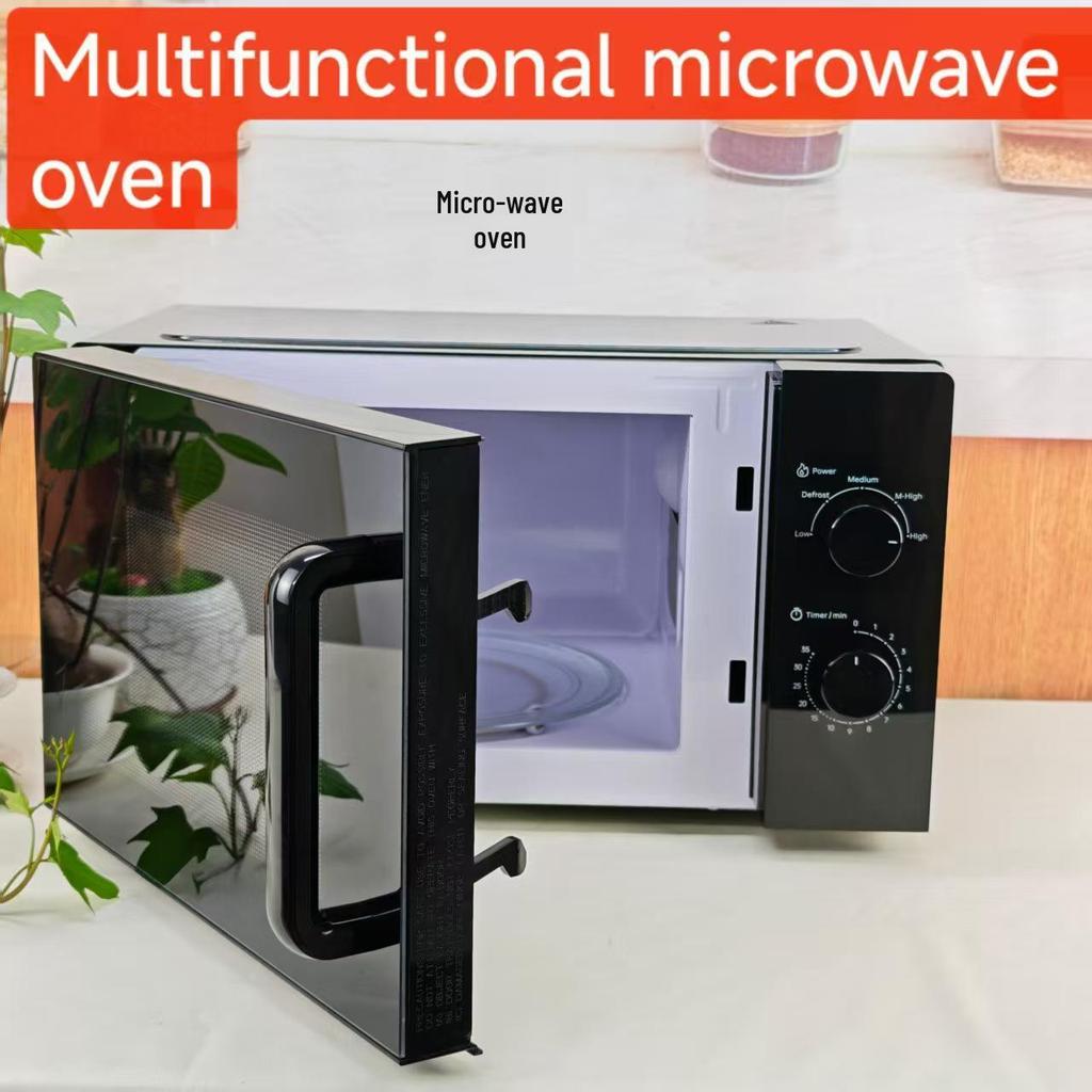 20L/25L Multi-functional Home Microwave Oven with Turntable and Mechanical Knob